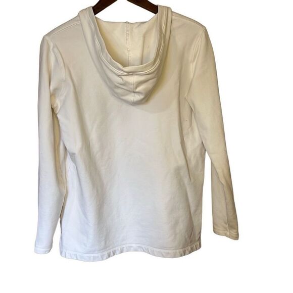 Lands End Cotton Blend Lightweight Hoodie - Picture 8 of 8